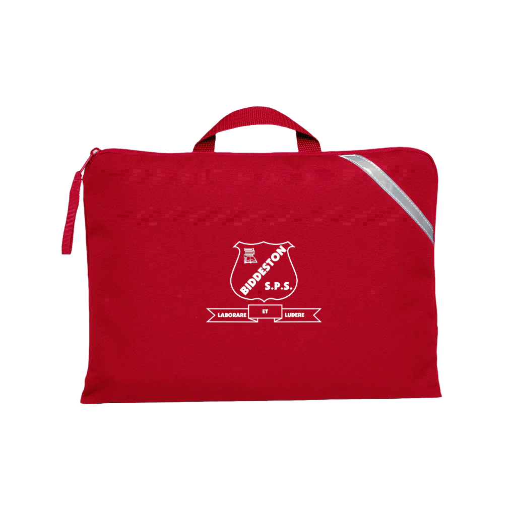 Biddeston State School Quantum Book Bag - Durable Red Backpack for Students, Perfect for School, College & Daily Use