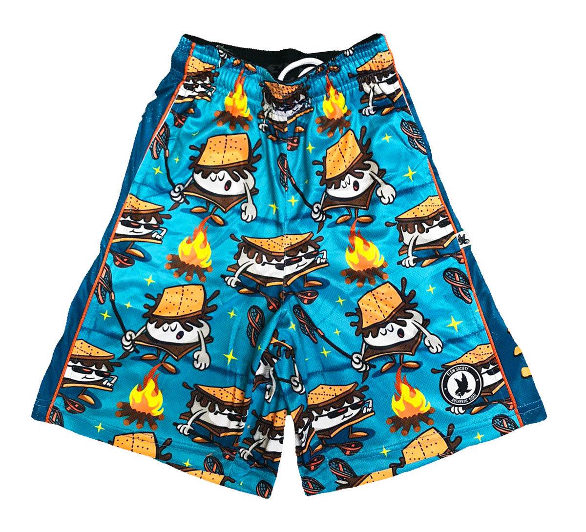 Mens S'Mores Society Attack Short - Comfortable & Stylish Men's Shorts for Outdoor Adventures, Hiking, and Casual Wear