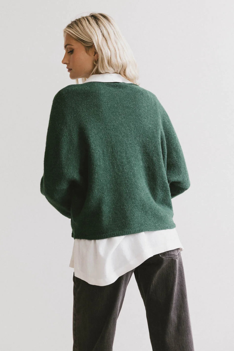 Green Maci Cardigan for Women - Soft & Cozy Knit Sweater | Perfect for Fall & Winter Layering, Office Wear & Casual Outfits