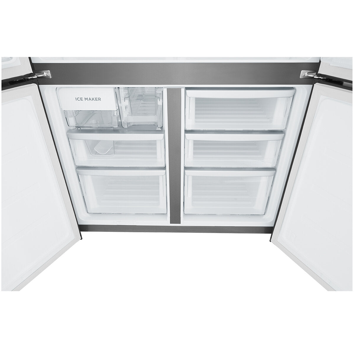Westinghouse 564L French Door Refrigerator with Water Dispenser - Non-Plumbed Matte Black (WQE5660BA) - Perfect for Modern Kitchens, Open Plan Living & Entertaining