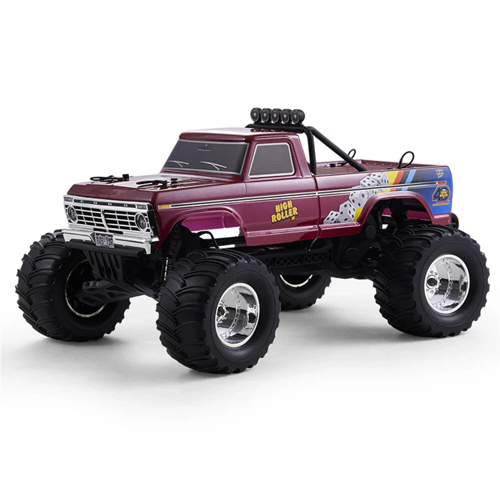 FMS Ford F100 1/10 Scale Ready-to-Run 2WD RC Monster Truck - 30km/h High Speed, 550 Brushed Motor, 2.4GHz Remote Control - Perfect for Off-Road Racing, Backyard Bashing & RC Car Enthusiasts