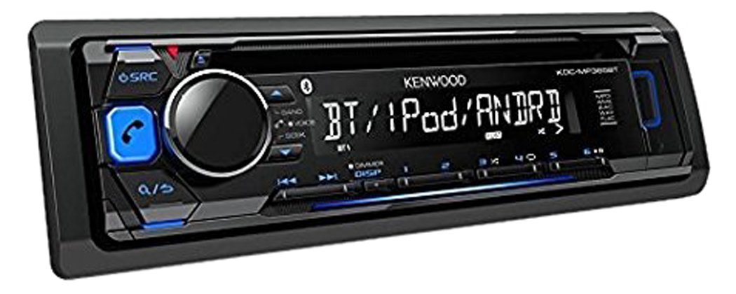 Kenwood KDC-MP368BT Bluetooth Car Stereo with CD Player - Built-in Bluetooth for Hands-Free Calling & Music Streaming - Perfect for Cars, Trucks & Road Trips