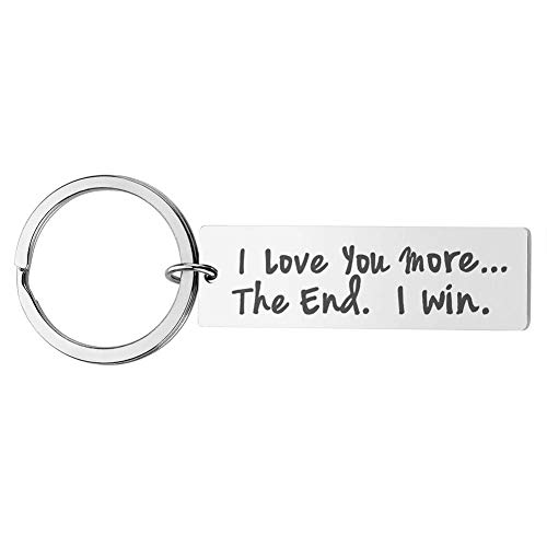 I Love You More Keychain