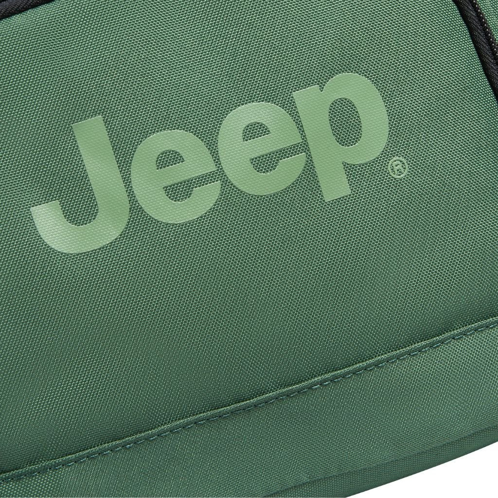 Jeep Rolltop 17 Inch Waterproof Laptop Backpack for Men & Women - Durable Green Travel Backpack for Work, School & Outdoor Adventures