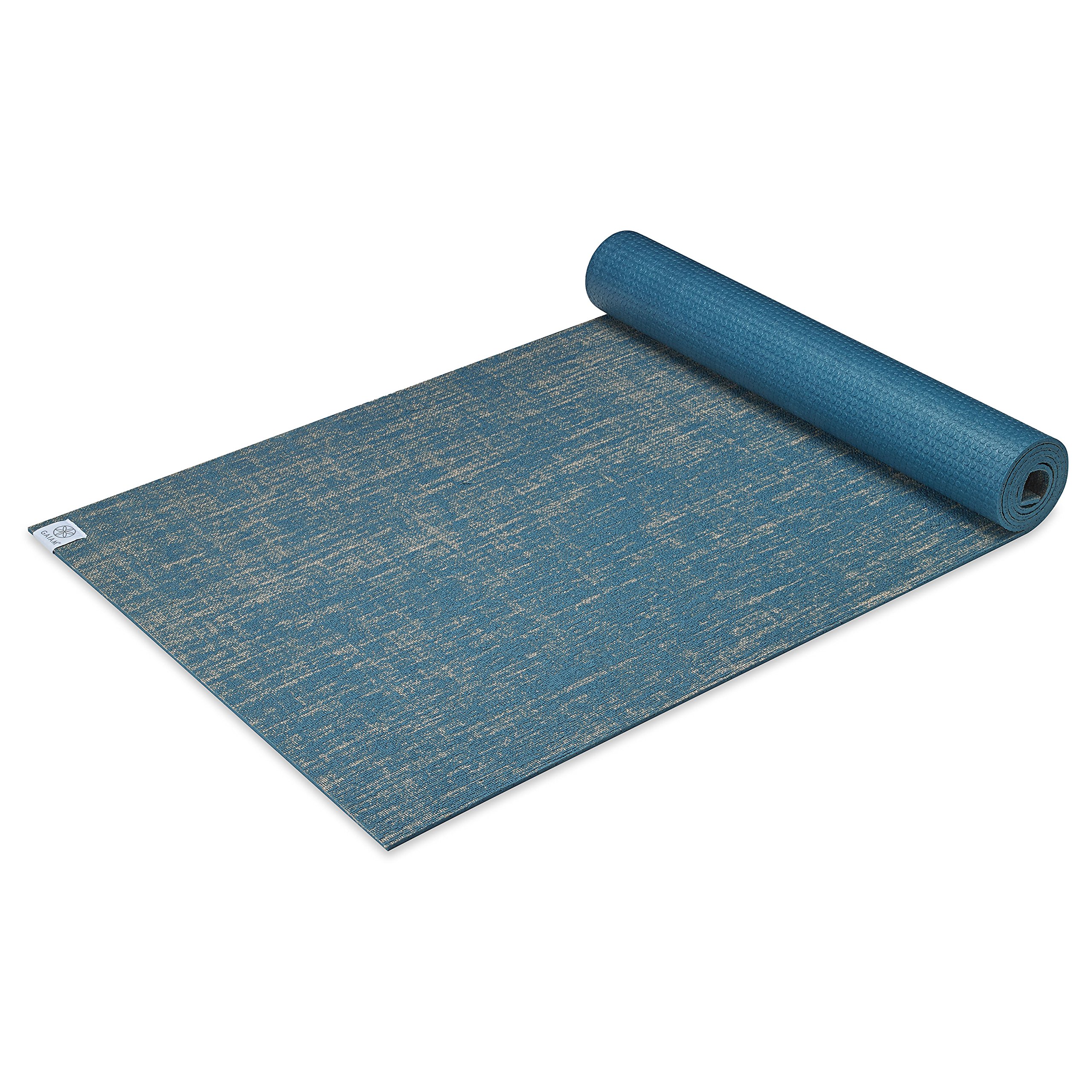 Eco-Friendly Gaiam Jute Yoga Mat - Non-Slip, Extra Thick & Durable for Hot Yoga, Meditation & Home Workouts - Perfect for Beginners & Professionals