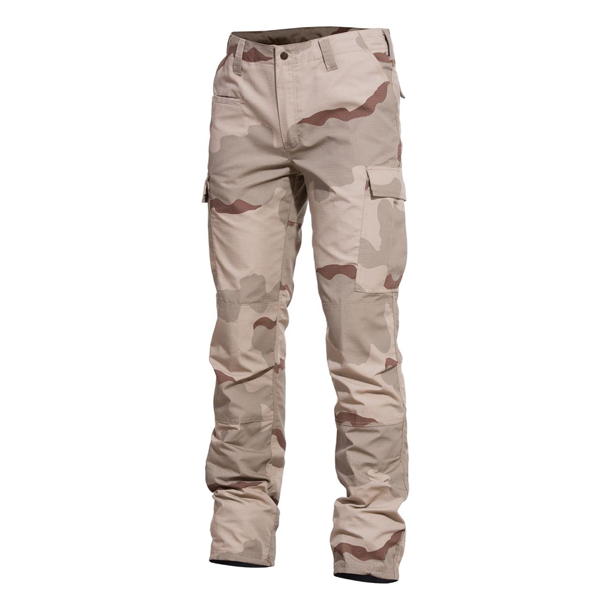 Pentagon Men's BDU 2.0 Tactical Pants - Desert Camo Military Uniform for Outdoor Hunting, Hiking & Airsoft | Durable Combat Pants for Men