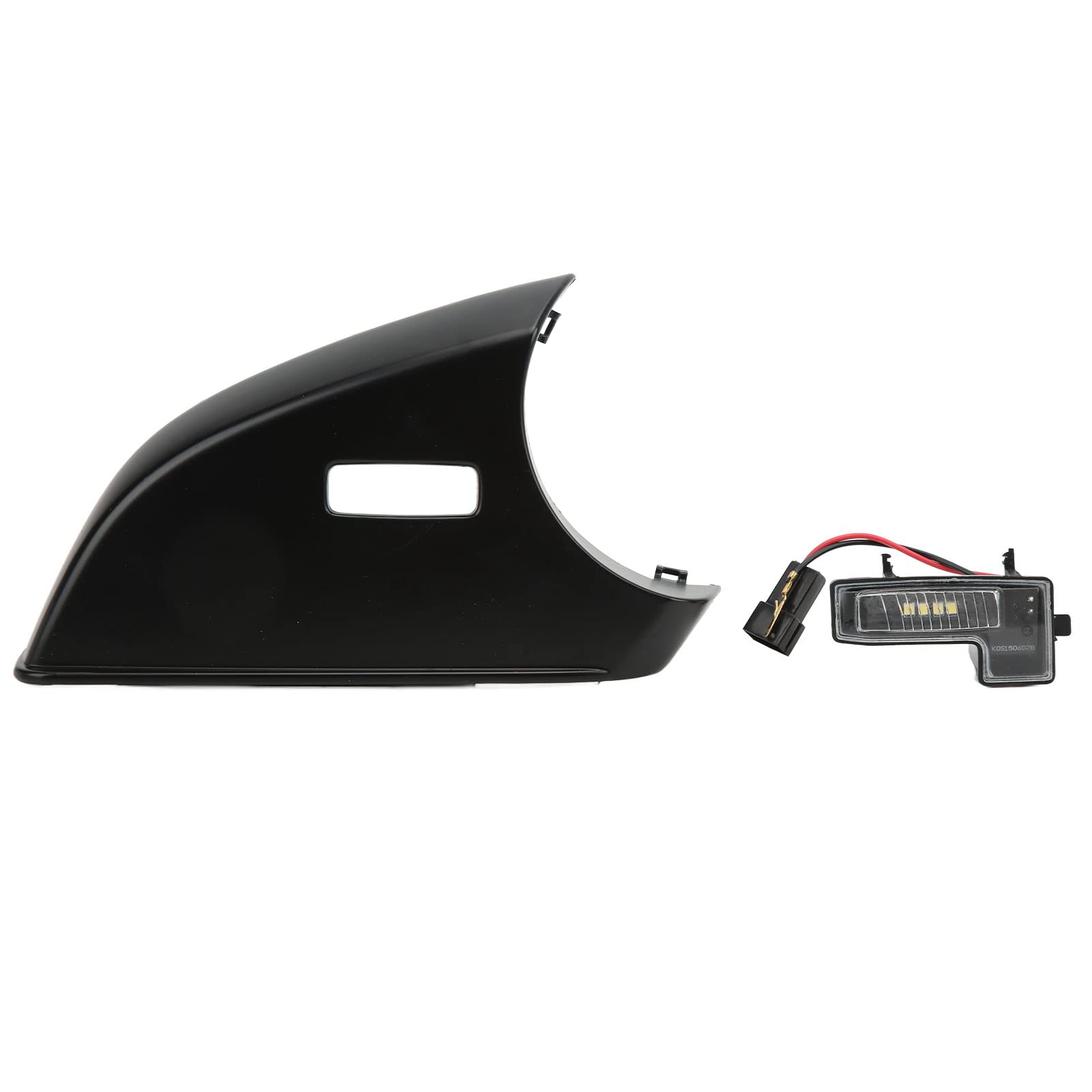 Right Side Rear View Mirror Cover Trim 251 810 02 15 with LED Lamp - Replacement for Mercedes-Benz GLE G R Class - Perfect for Night Driving & Enhanced Vehicle Safety