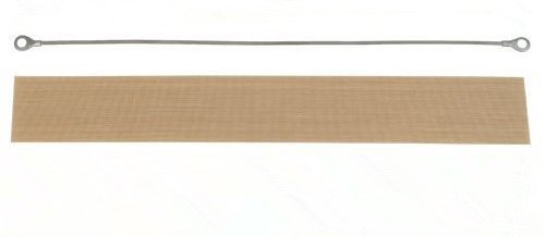 Metronic 8 Inch Heat Seal Closer Impulse Sealer with 2PC Thermal Fuse & 2PC Teflon Cloth - Perfect for Packaging Food, Plastic Bags & DIY Projects