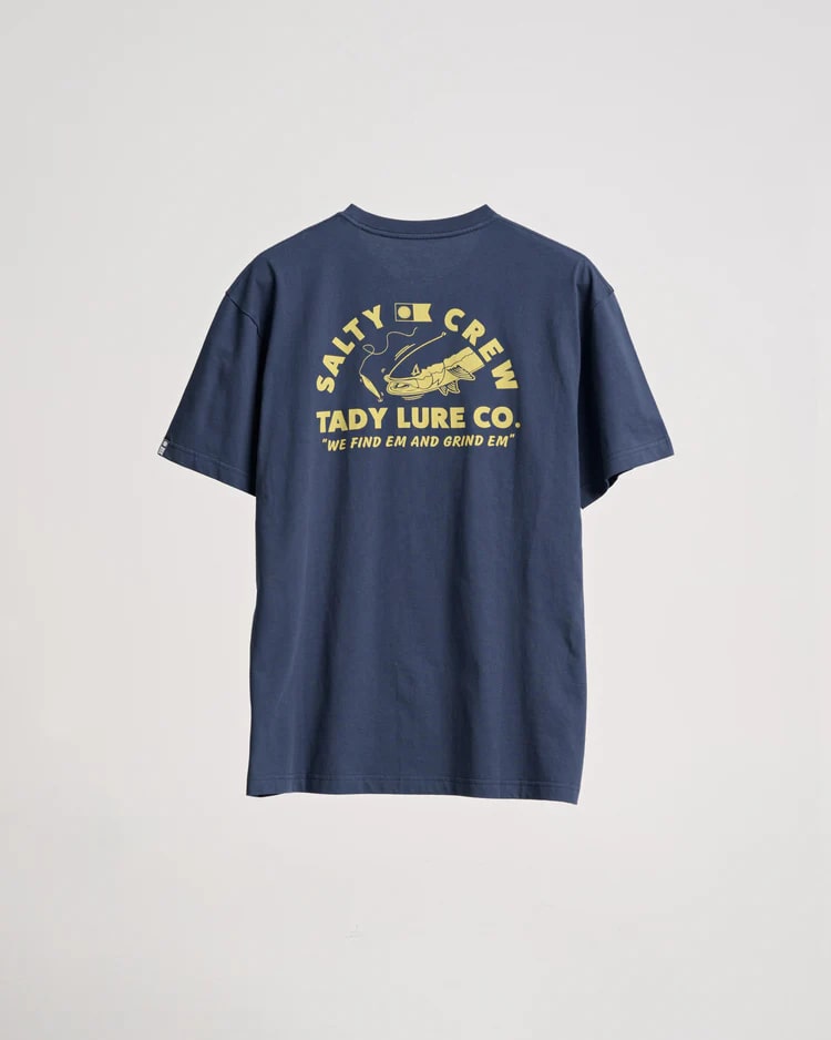 Salty Crew Tady Lure Co. Pocket T-Shirt - Comfortable Fishing & Outdoor Casual Wear for Men