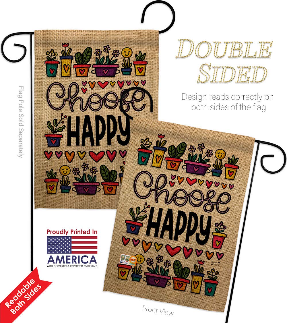 Sweet Life Inspirational Garden Flag Set with Stand - Double-Sided 13x18.5 Inch Yard Decor, Made in USA | Perfect for Front Porch, Backyard, Housewarming Gift & Seasonal Outdoor Decoration