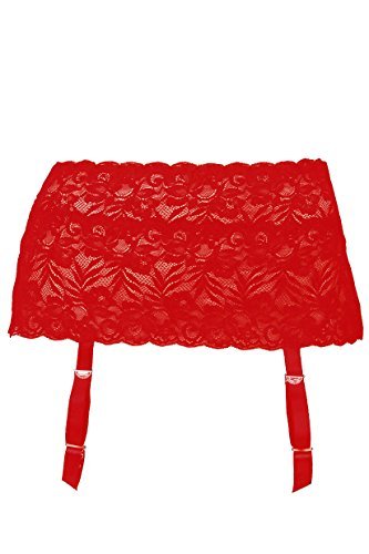 Angelique Women's Plus Size Floral Lace Garter Belt - Adjustable, Nickel-Free Stocking Holder for Bridal, Lingerie & Vintage Outfits - Perfect for Weddings, Boudoir & Special Occasions
