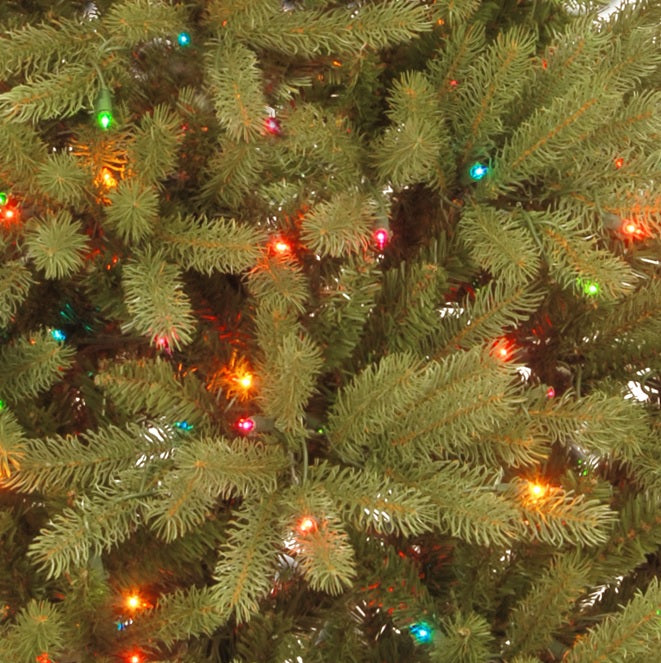 (Multi-Colored) 4.5' Majestic Spruce Tree with Multi-Colored Lights