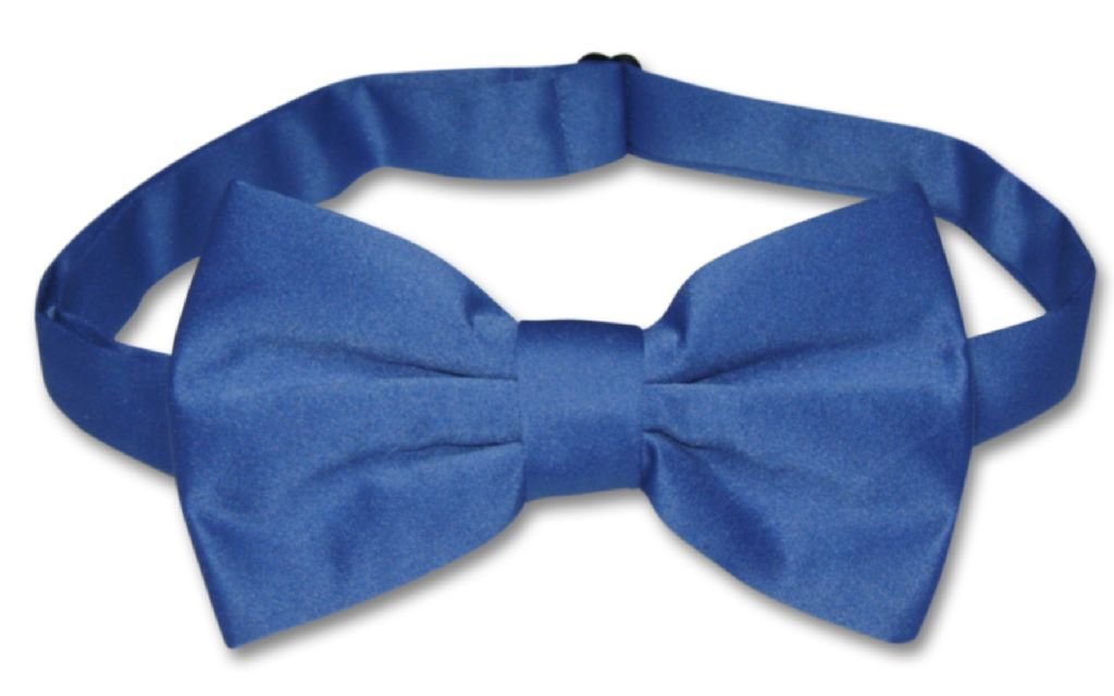 Royal Blue Men's Dress Vest & Bow Tie Set - Formal Tuxedo Accessories for Weddings, Prom & Black Tie Events