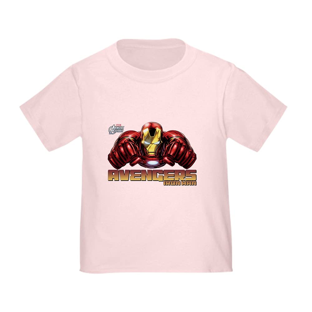 Iron Man Fists Graphic Toddler T-Shirt - Superhero Cotton Tee for Kids | Playtime & Dress-Up Costume