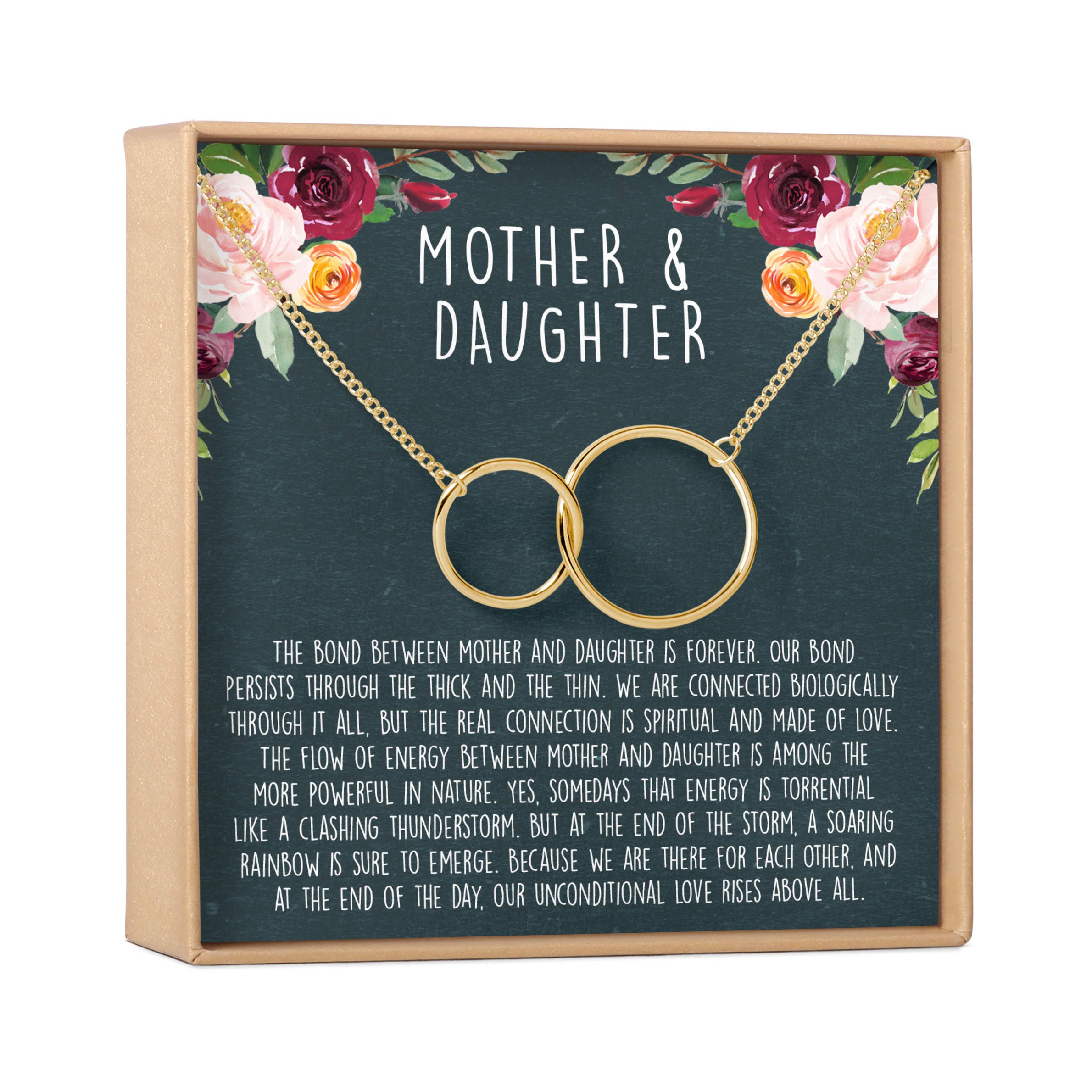 Mother Daughter Necklace Set - Heart Shaped Matching Jewelry Gift for Birthday, Christmas, Anniversary | Perfect for Family Bonding & Special Occasions