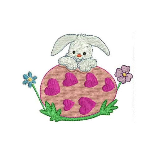 Threadart Machine Embroidery Design Bundles - Holiday Collection - Easter Bunny Set (2 Designs) - USB Stick Ready - 50+ Premium Embroidery Patterns for Easter Decorations & DIY Projects