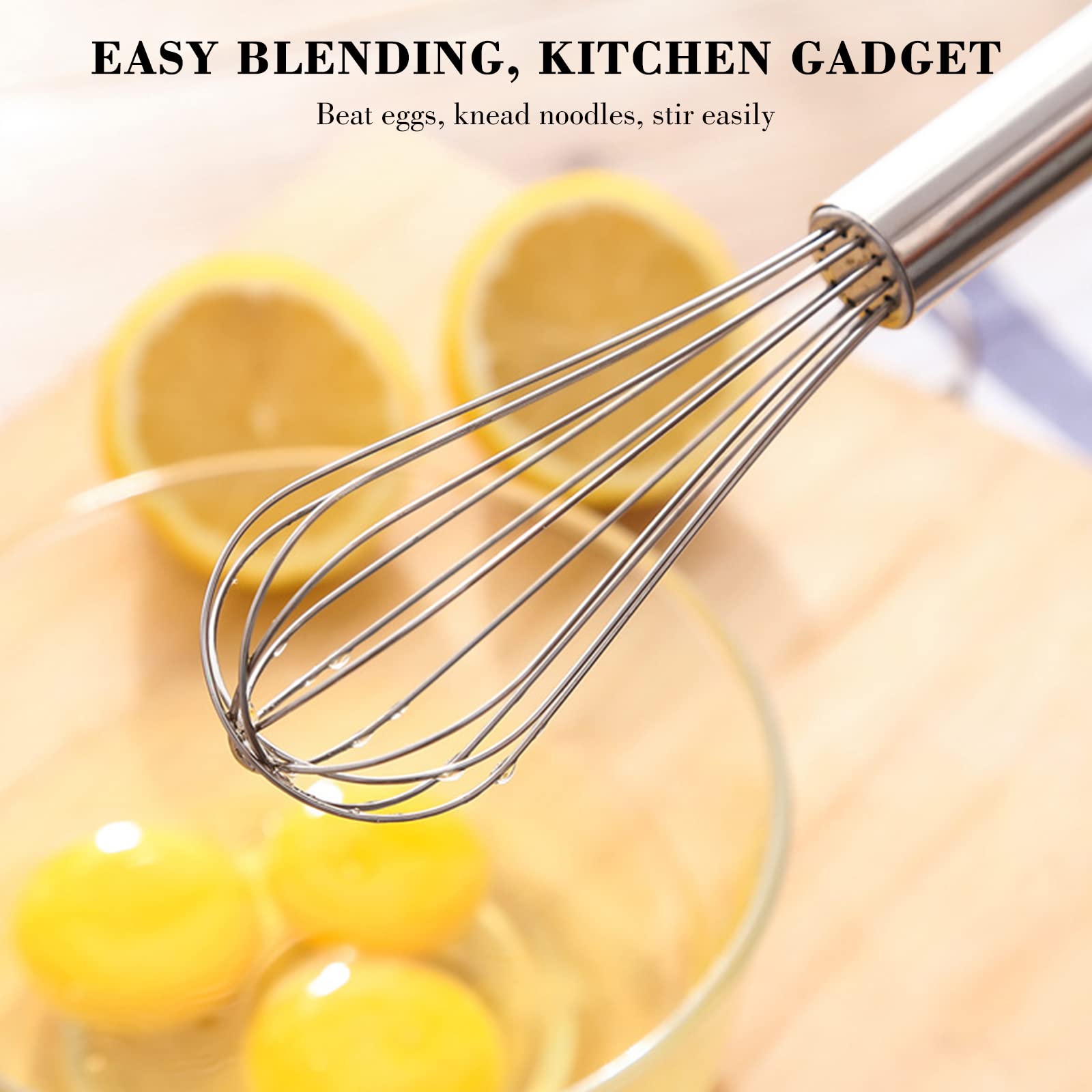 NileHome Stainless Steel Whisk Set - 8