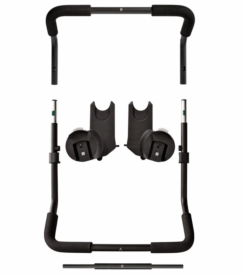 Baby Jogger City Versa Universal Car Seat Adapter - Compatible with Chicco, Peg Perego & Maxi Cosi Infant Seats | Premium Stroller Accessory for Safe & Convenient Travel with Your Baby