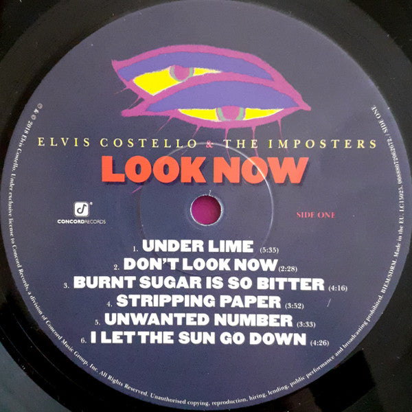 Elvis Costello & The Imposters - Look Now Vinyl LP Album (Near Mint NM/M Condition) - Perfect for Record Collectors & Music Enthusiasts