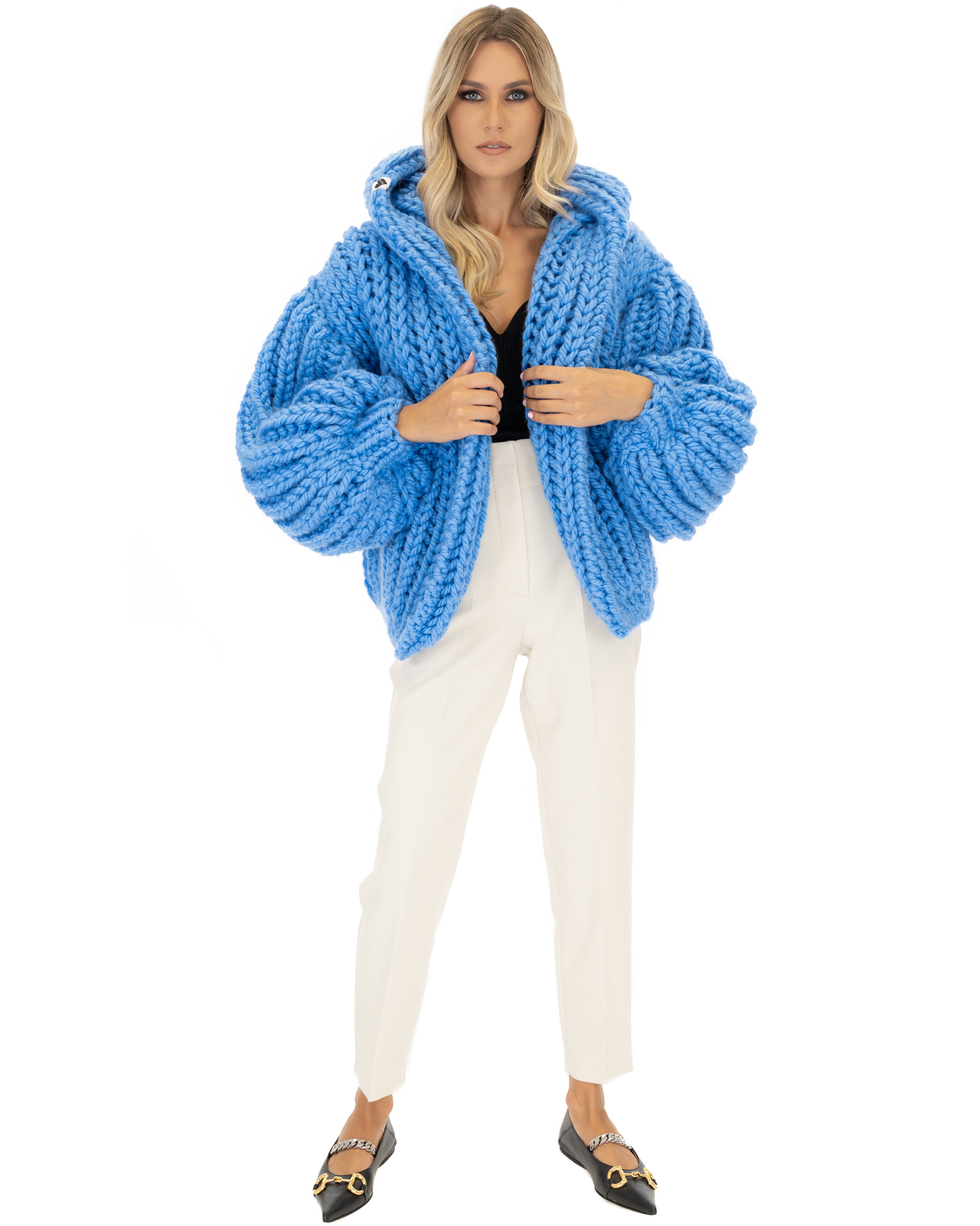 Stylish Hooded Chunky Cardigan for Women - Cozy Oversized Knit Sweater | Perfect for Fall, Winter & Casual Outfits