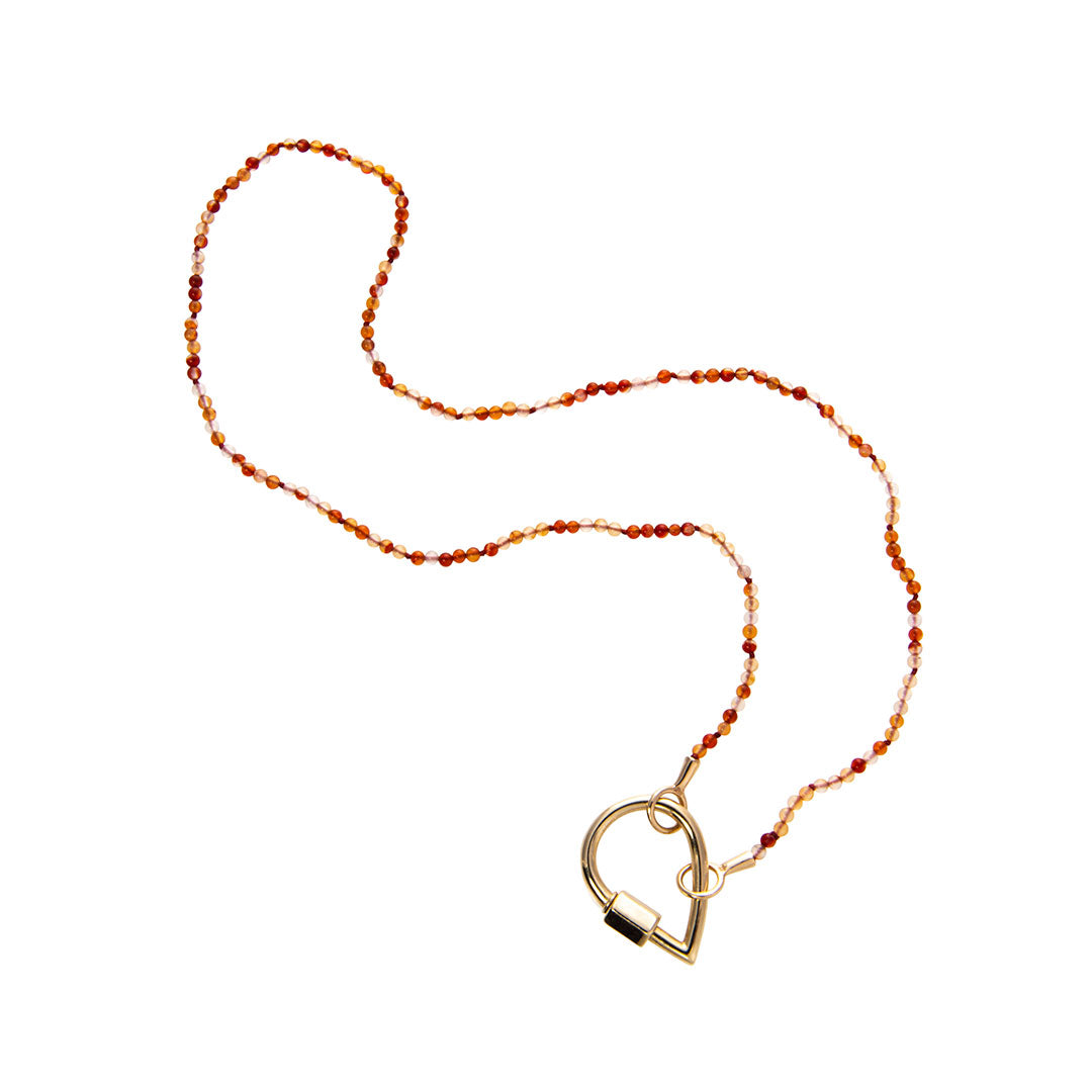 Marla Aaron Orange Agate Itty Bitty Strand 16
