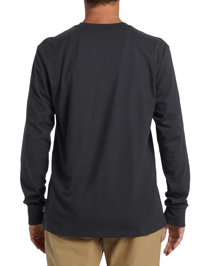 Billabong Men's Big & Tall Long Sleeve Graphic T-Shirt - 100% Cotton Casual Tee for Outdoor Activities, Beach & Streetwear