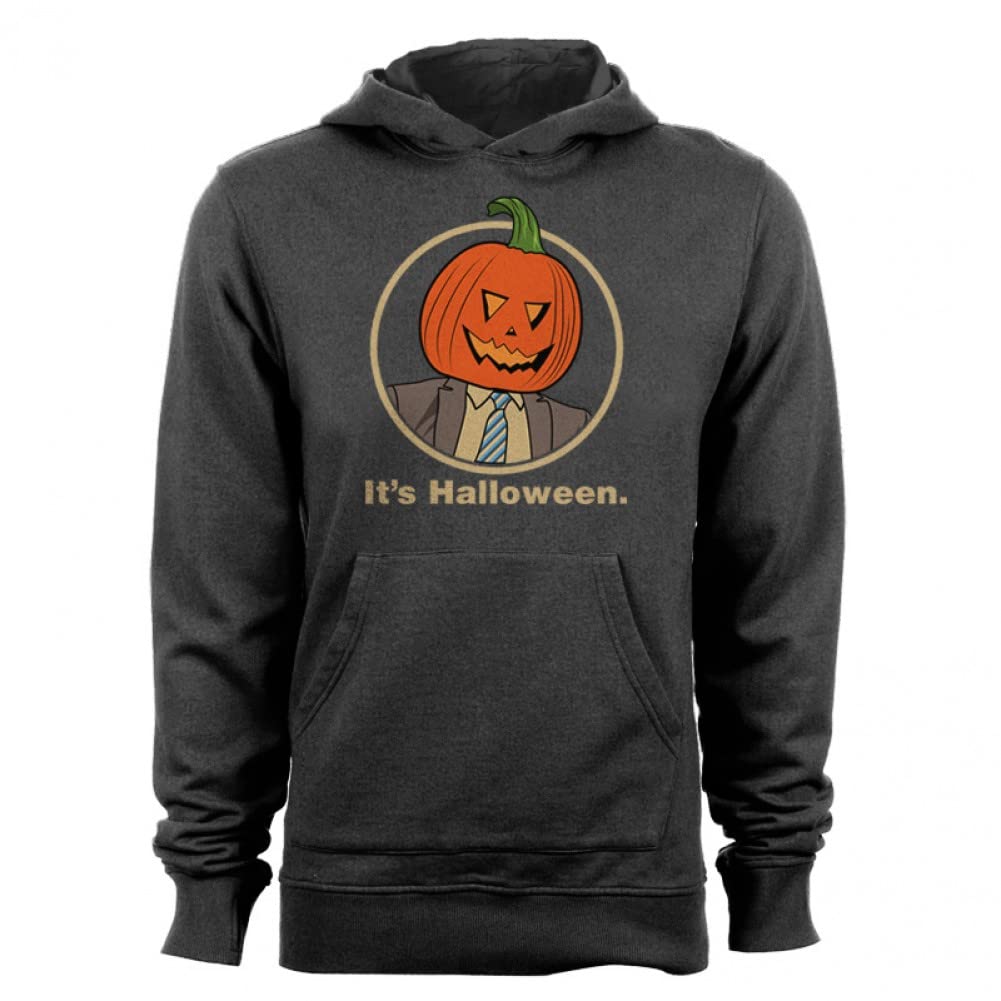 GEEK TEEZ Dwight Halloween Women's Hoodie - The Office TV Show Inspired Pullover Sweatshirt for Cosplay, Costume Parties & Fall Fashion