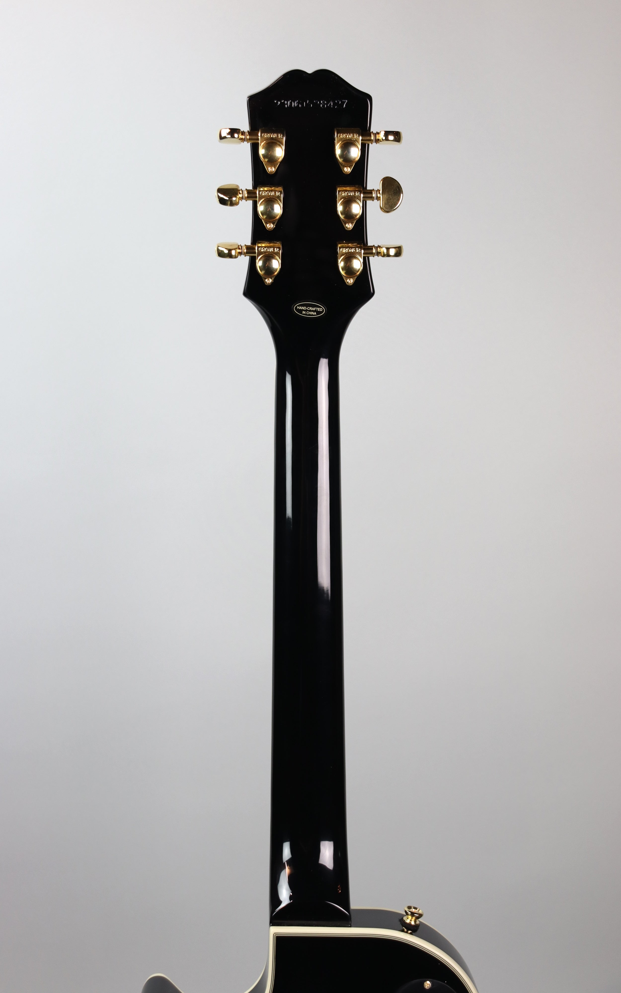 Epiphone Les Paul Custom Ebony Electric Guitar - Professional Grade with Ebony Finish for Rock, Blues & Studio Recording