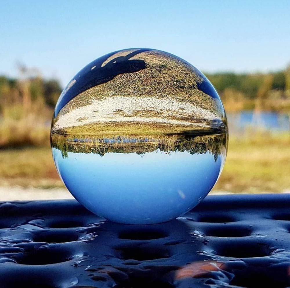 LIOOBO Crystal Ball Wedding Decor - Elegant Planet Desktop Ornament for Home & Office - Perfect for Wedding Centerpieces, Anniversary Gifts, and Feng Shui Decorations