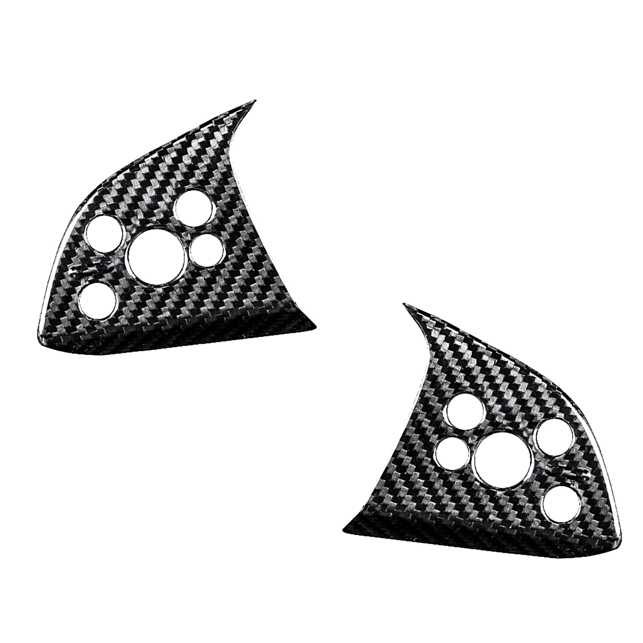 Premium Real Carbon Fiber Steering Wheel Cover for Tesla Model 3 Highland 2024+ (2-Piece Set) - Enhance Grip & Luxury Interior for Sports Driving & Daily Commute