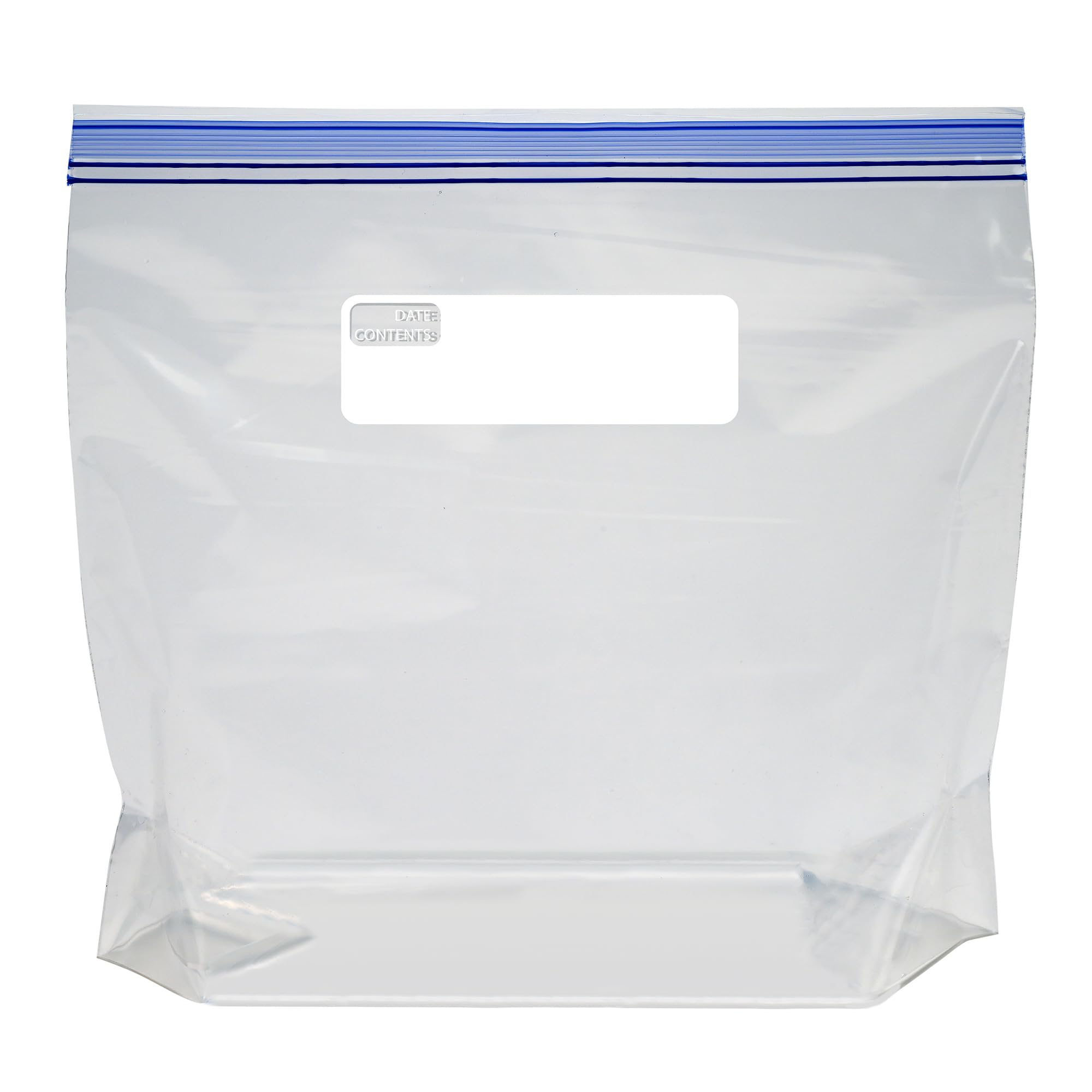Amazon Basics Freezer Gallon Storage Bags - 90 Count Heavy Duty Freezer Safe Bags for Food Storage, Meal Prep & Bulk Freezing (Previously Solimo) | Ideal for Freezing Soups, Fruits, Vegetables & Leftovers