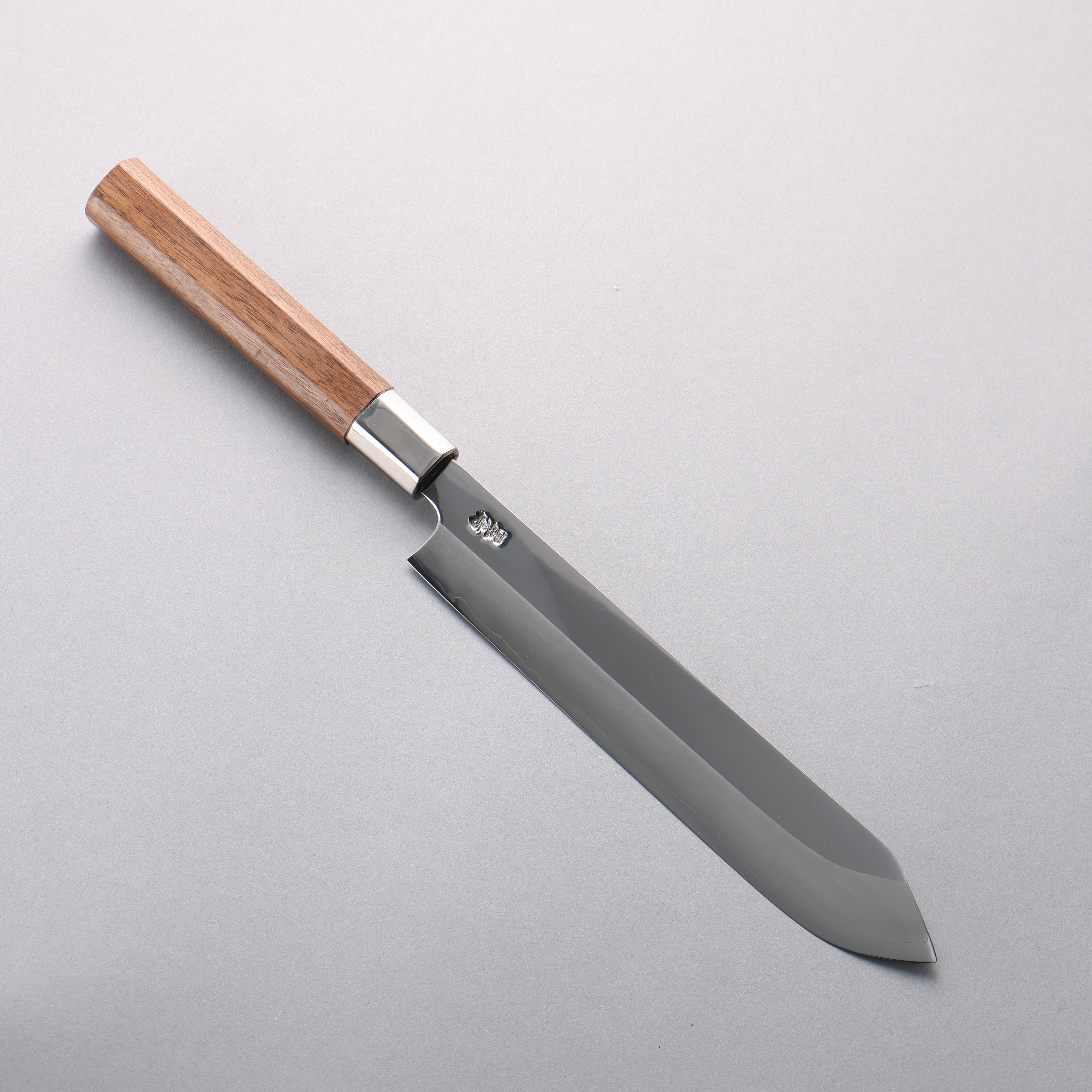 Premium Kurotori Silver Steel No.3 Migaki Finished Bonito Sushi Knife 210mm - Japanese Walnut Handle for Professional Chefs & Home Cooking - Perfect for Slicing Fish, Sashimi & Bonito Flakes