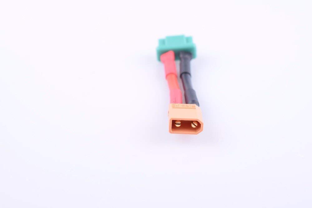 XT30 to MPX Adapter (2 Pack) - Male XT30 to Female MPX RC Battery Connector for RC Cars, Drones & Hobby Vehicles - Perfect for Battery Conversion & Power Distribution