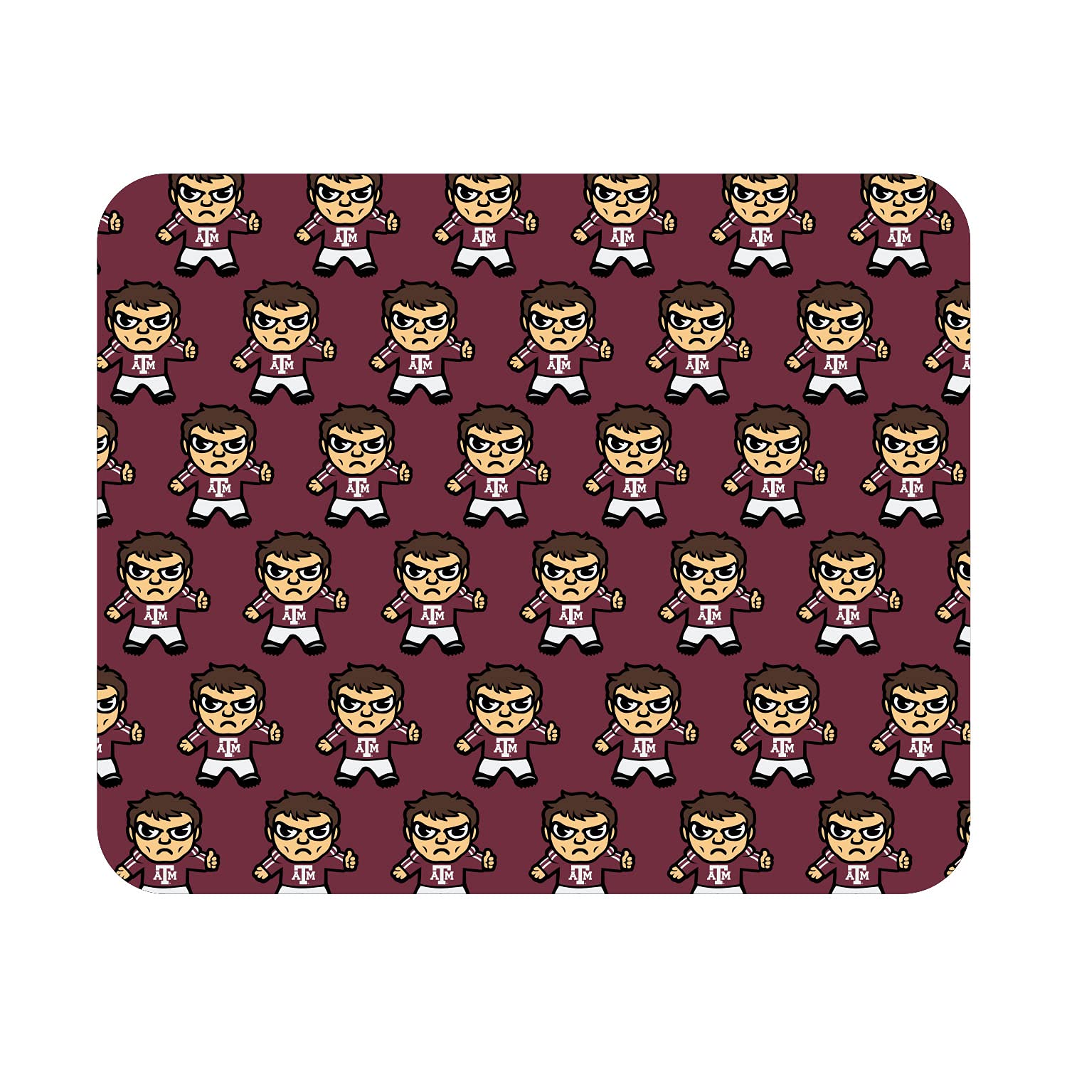 OTM Essentials Texas A&M University Standard Fabric Mouse Pad - Non-Slip Desk Accessory & Gaming Mouse Mat with Tokyodachi Mascot for Office, Home, and Gaming Setups