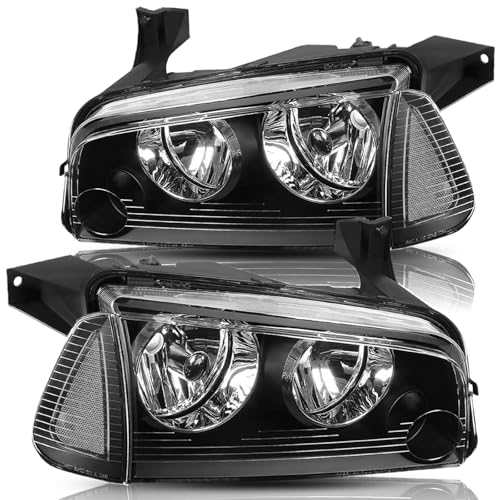 Black Housing with Clear Reflector