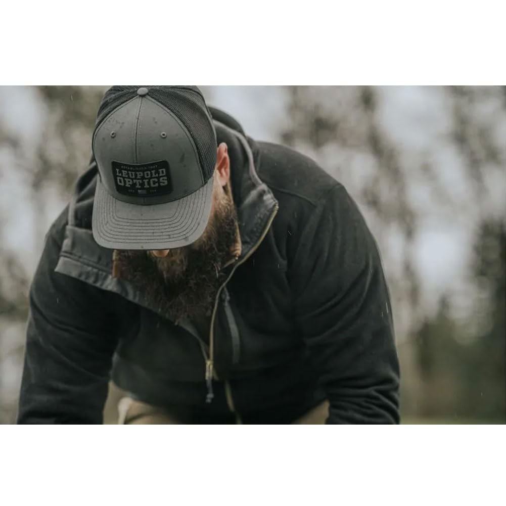 Leupold Trucker Hat - Adjustable Mesh Back Baseball Cap for Men & Women - Perfect for Outdoor Activities, Hiking, Fishing, and Casual Wear