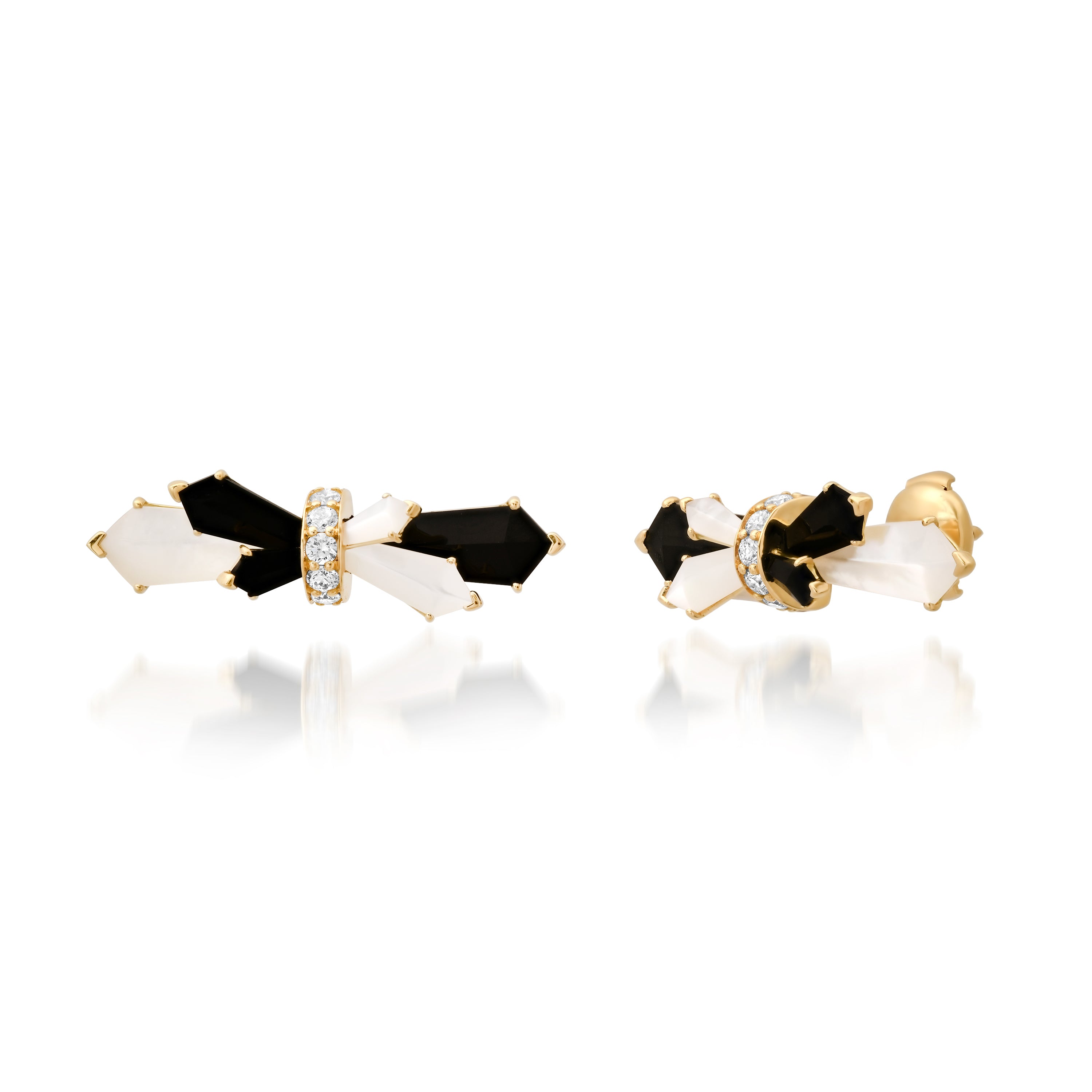 Penacho Fan Mini Studs - 3 Stylish Earring Combinations for Everyday Wear & Special Occasions