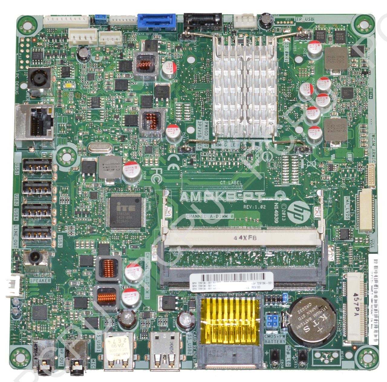 HP TS 19 Daisy Kabini AIO Motherboard with AMD E1-2500 1.4GHz CPU - Replacement Part for HP All-in-One PCs - Perfect for Office Workstations & Home Computing