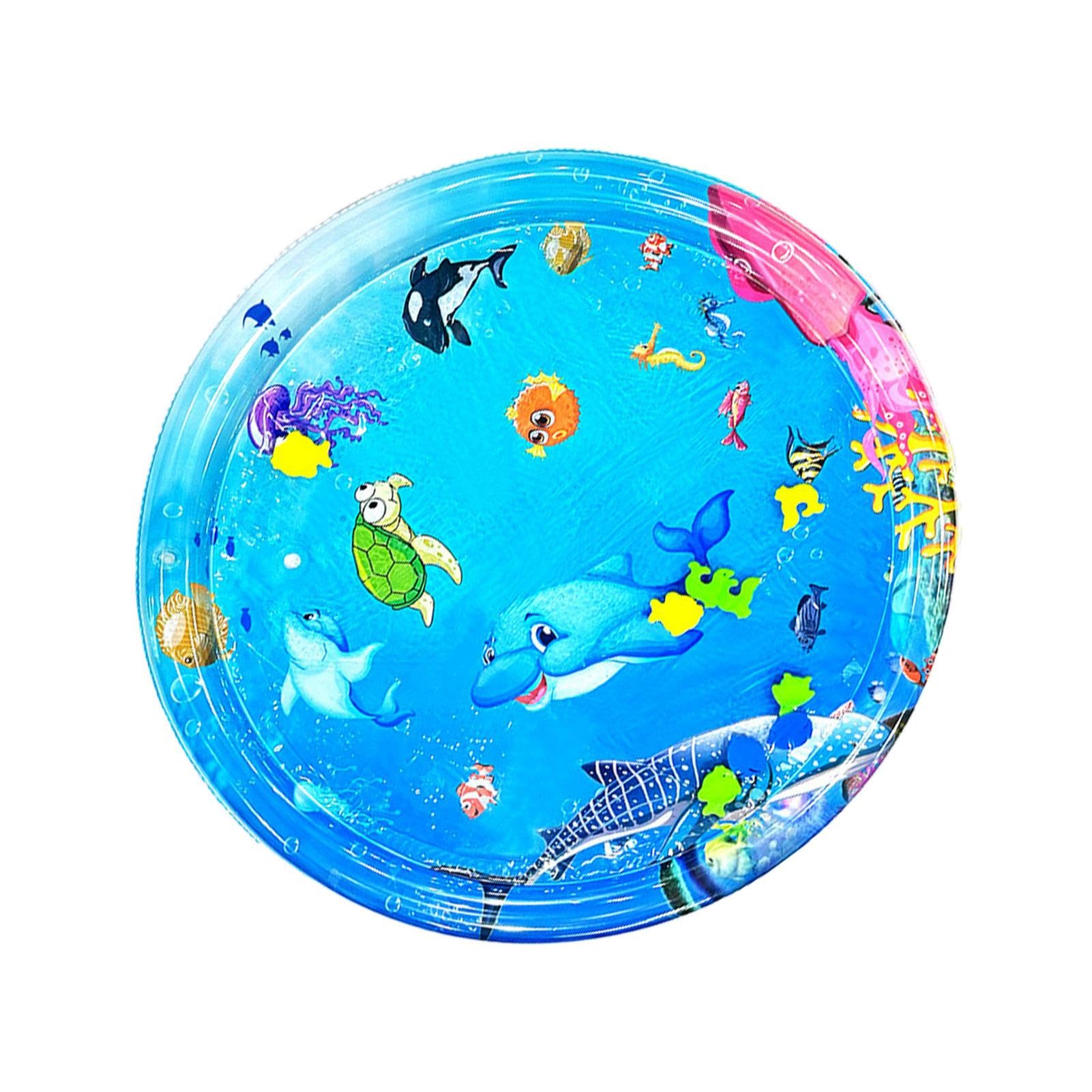 Water Sensor Play Mat for Dogs & Pets - Inflatable Outdoor Pet Water Mat with Motion Sensor, Foldable & Lightweight Splash Pad for Backyard, Pool, Beach | Perfect for Summer Fun & Cooling Off