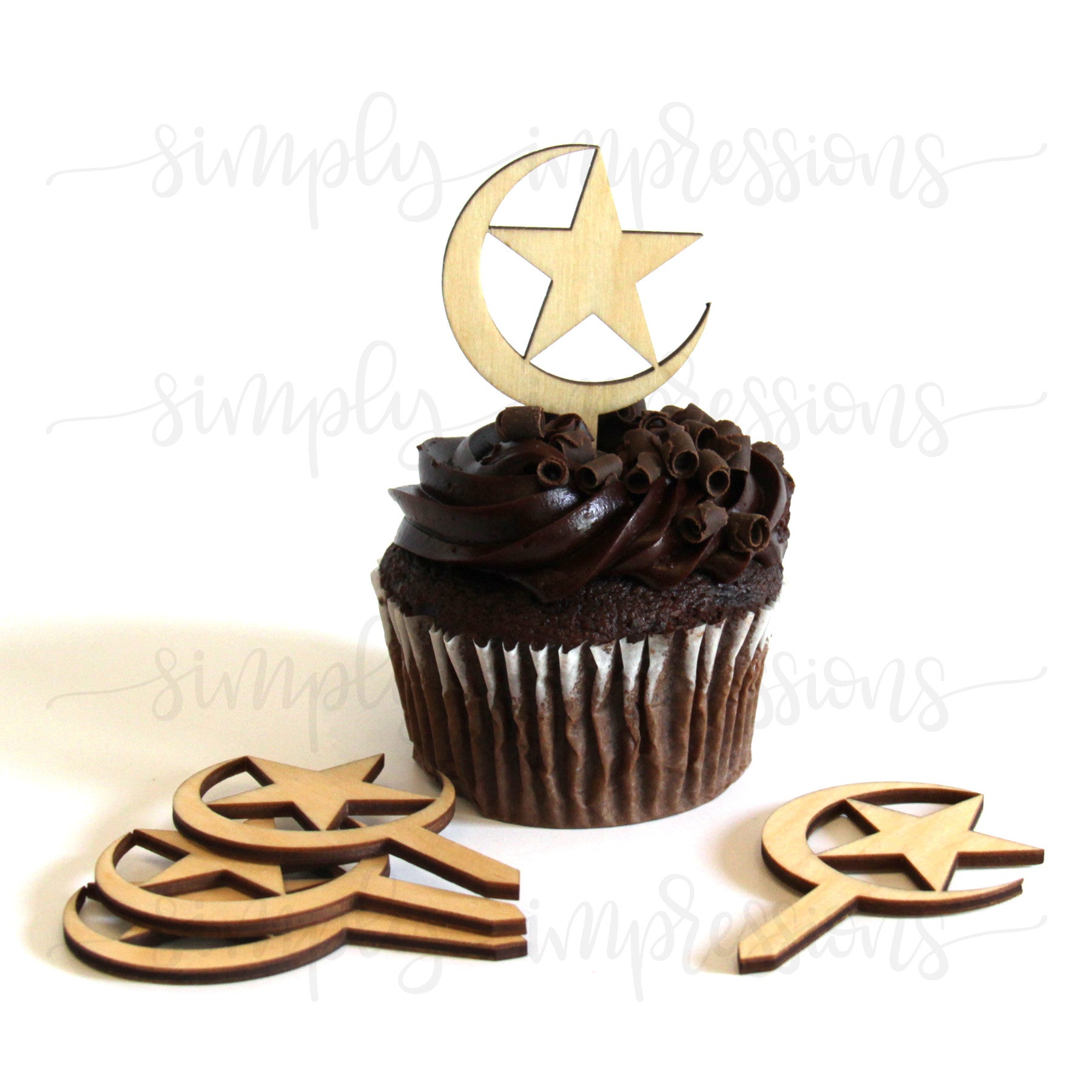 Moon & Star Cake Topper for Birthday, Wedding, Baby Shower - Elegant Edible Cake Decorations for Special Celebrations