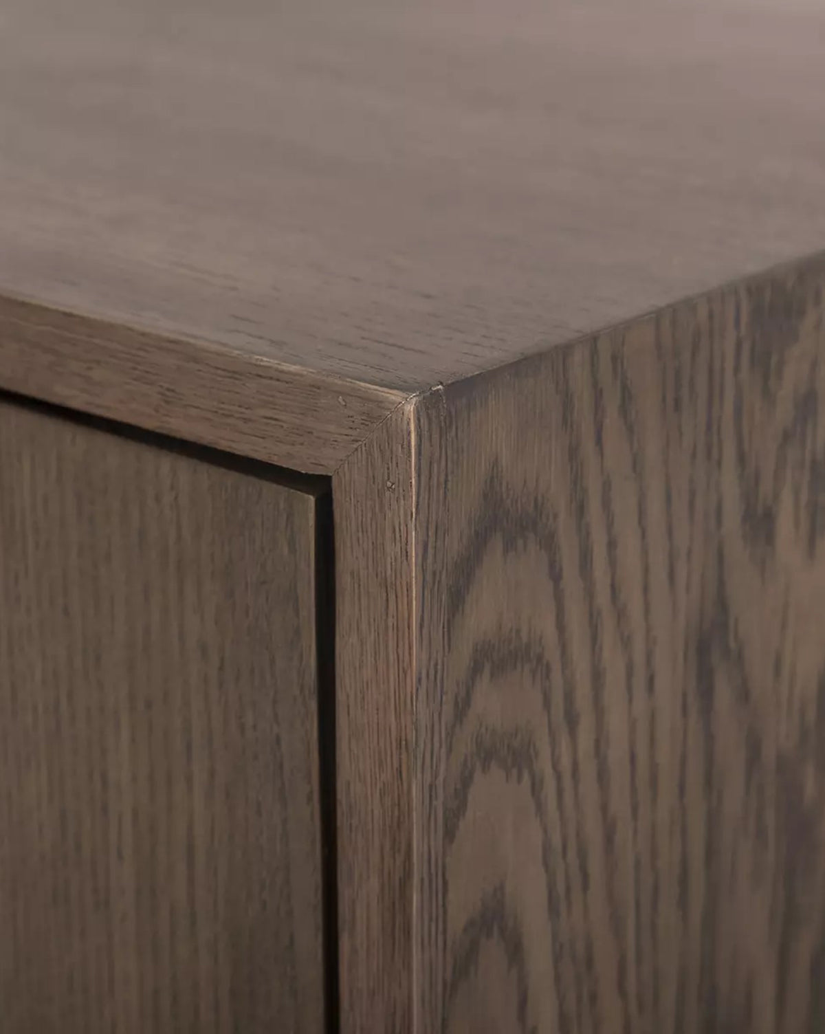Werner Aged Oak Sideboard - Rustic Solid Wood Buffet Cabinet for Dining Room, Living Room & Entryway Storage