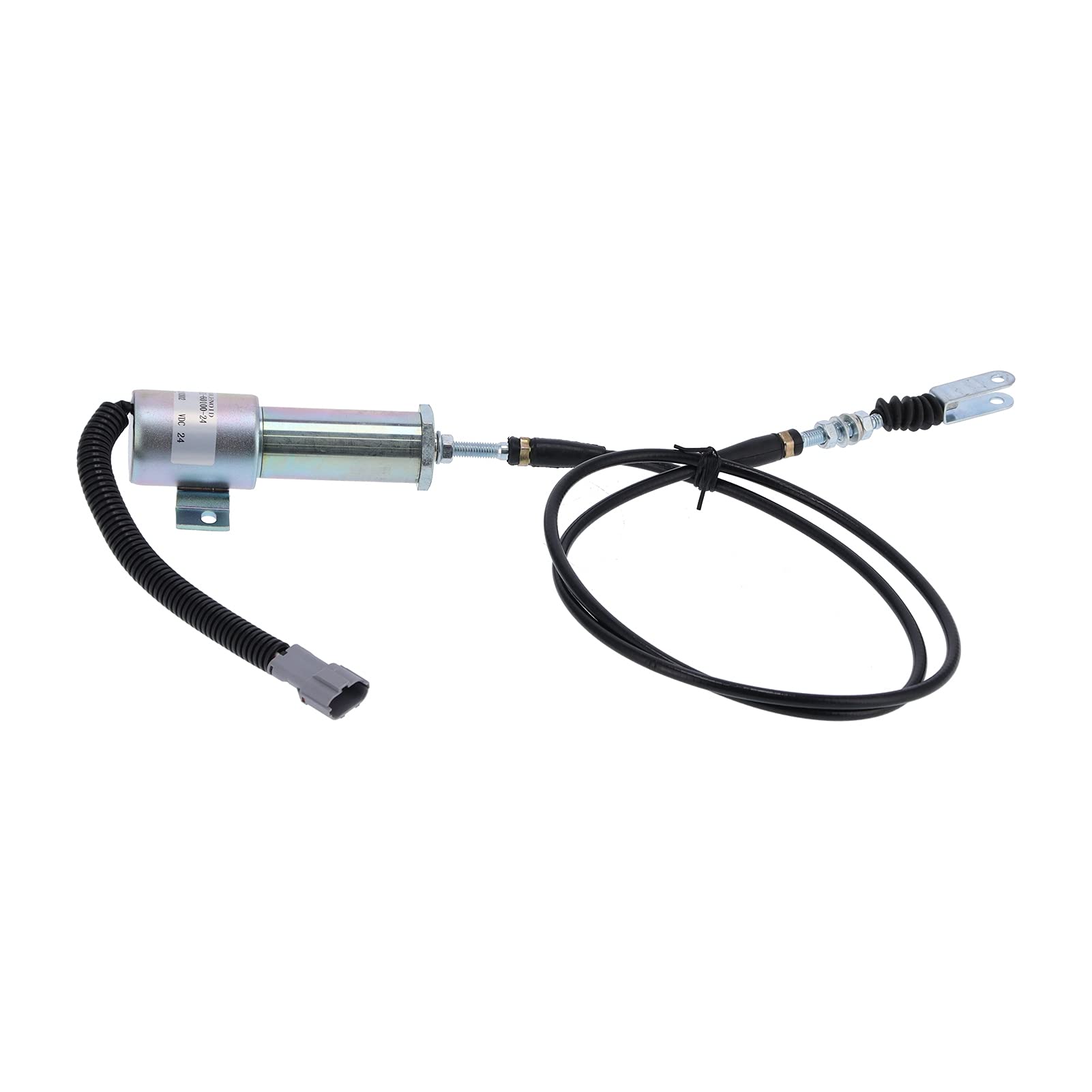 High-Performance Fuel Shut Off Solenoid Valve for Excavator Engine Stop & Flameout | Durable Safety Accessory | Ideal for Construction Equipment, Heavy Machinery & Industrial Applications