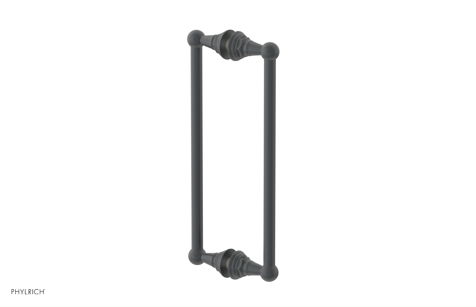 Hex Traditional 12 Double Sided Shower Pull 500 93 12 - Heavy Duty Shower Curtain Hooks for Bathroom, Spa & Hotel Use