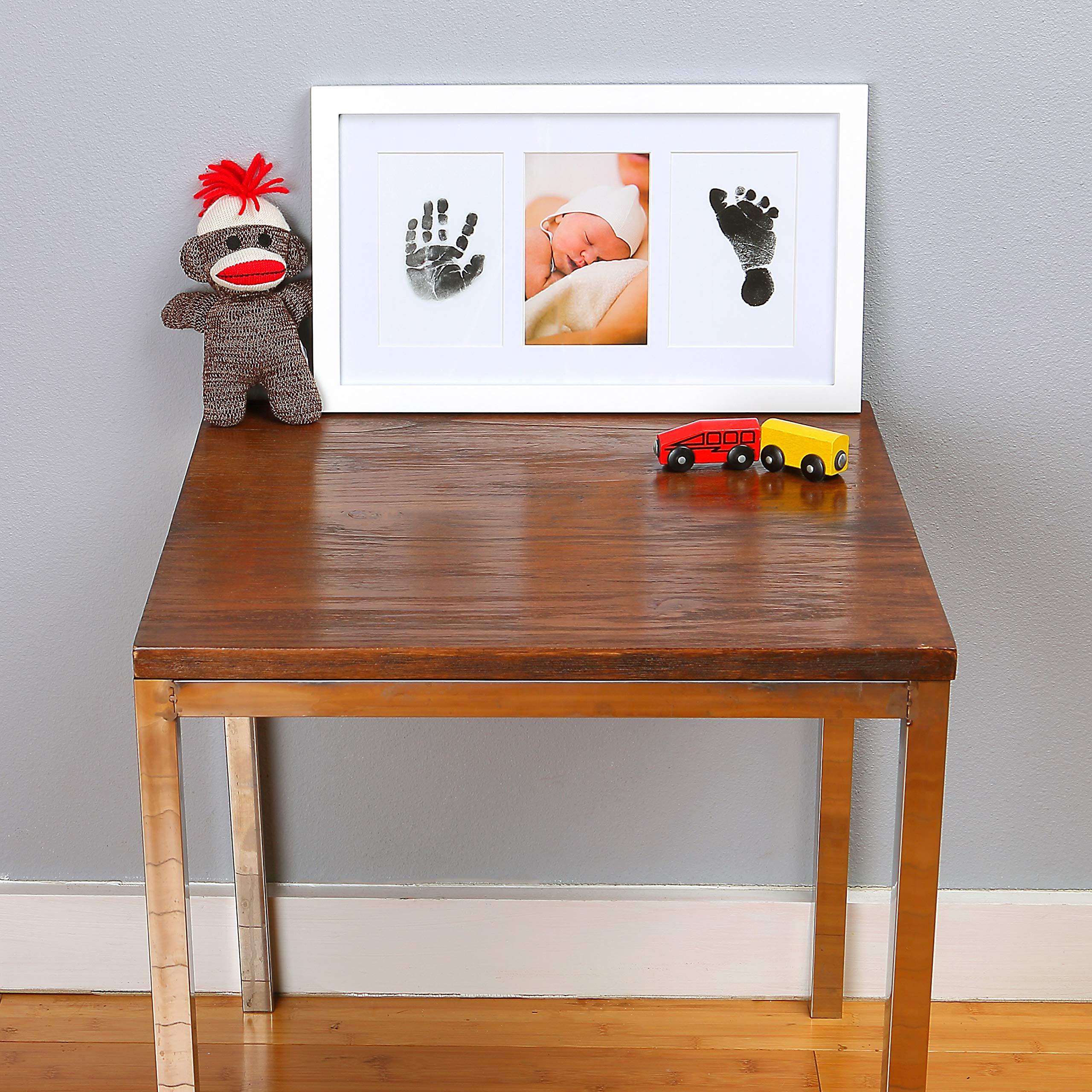 Eco-Friendly Green Pollywog Clean Touch Inkless Pad | Non-Toxic, Extra-Large Baby Handprint & Footprint Kit | Safe Inkless Print for Newborns & Pets | Perfect for Baby Memory Books, Nursery Decor & Dog Paw Print Keepsakes
