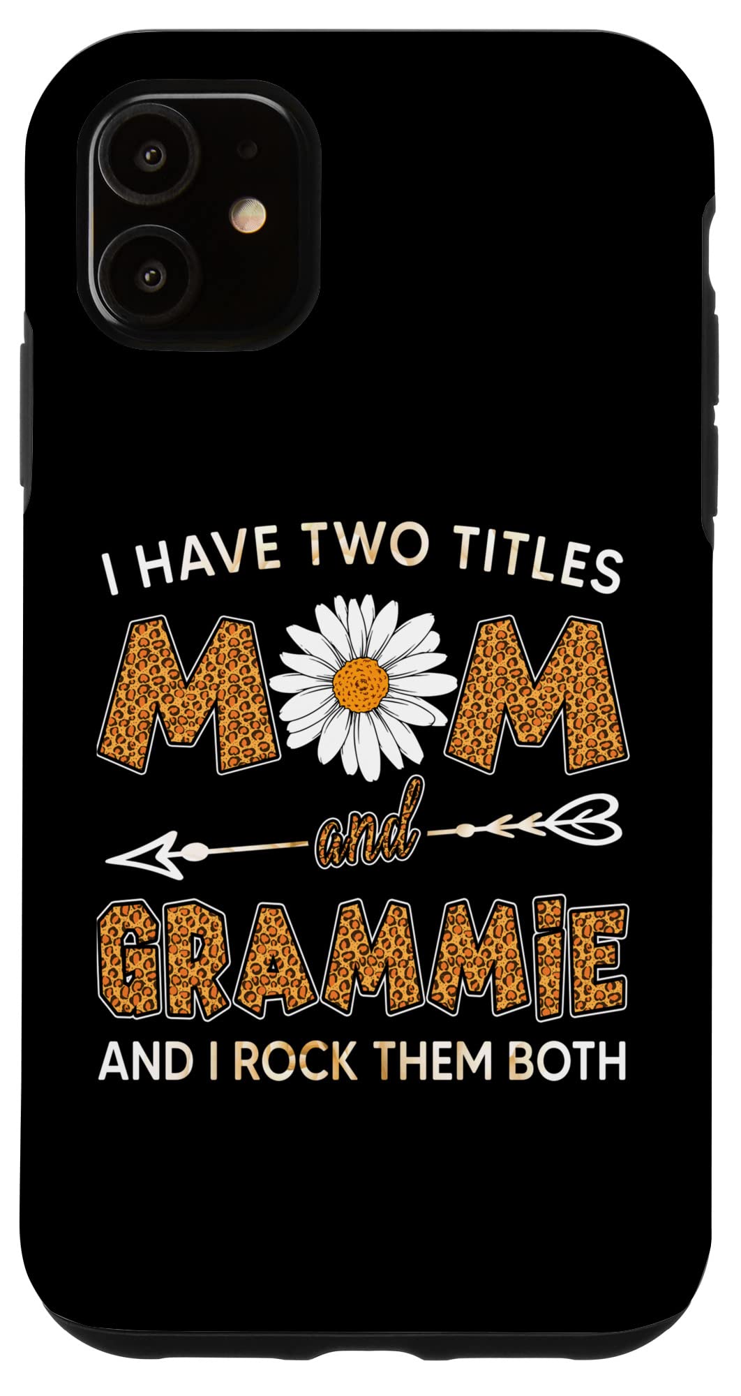 iPhone 11 Case - Cute Leopard Flower Design for Mom & Grandma | Perfect Gift for Women | Durable Protective Phone Cover for Everyday Use