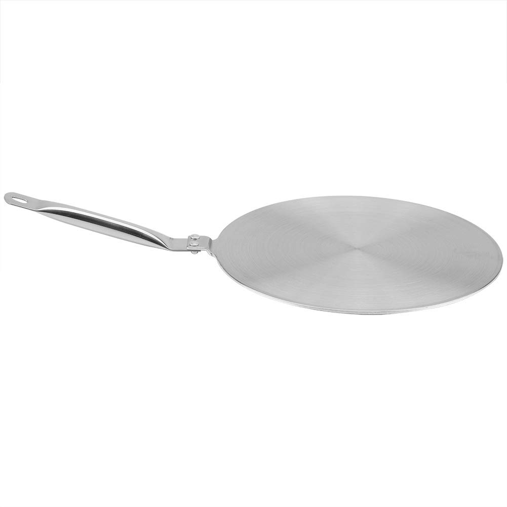 MAGT Stainless Steel Induction Hob Heat Diffuser Plate - 20CM Converter Disk for Gas, Electric & Induction Cooktops - Perfect for Even Heat Distribution in Home Cooking