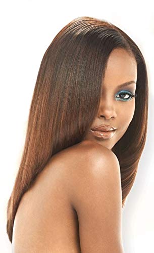 MilkyWay 100% Human Hair Weave - Pure Yaki Straight 12 Inch 350g Bundles | Brazilian Remy Hair Extensions for Black Women | Perfect for Daily Styling, Salon Looks & Special Occasions