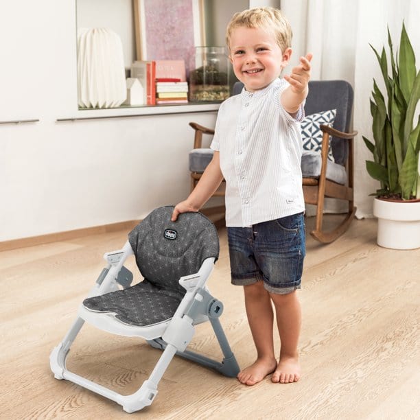 Chicco Take A Seat Booster Seat - Portable High Chair for Toddlers, Safe & Comfortable Baby Feeding Seat - Perfect for Travel, Restaurants & Home Use