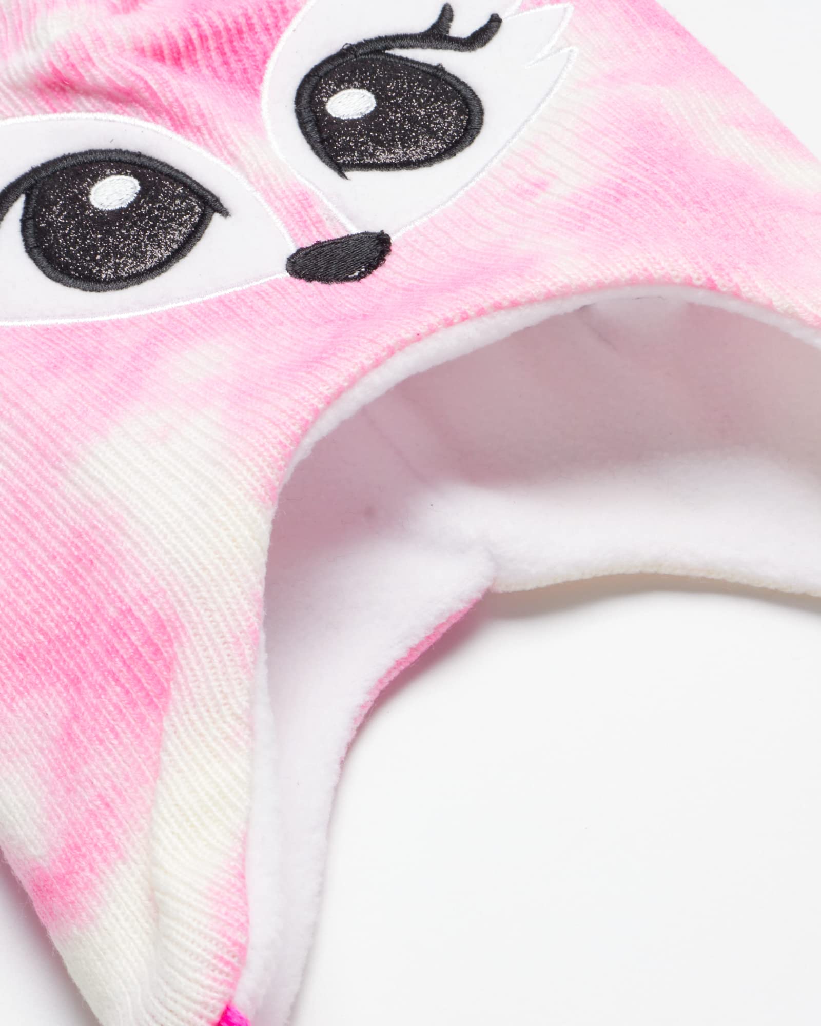 Girls Critter Winter Hat and 2 Pair Gloves Set for Toddler & Little Girls - Cozy Outdoor Play & Snow Day Essentials