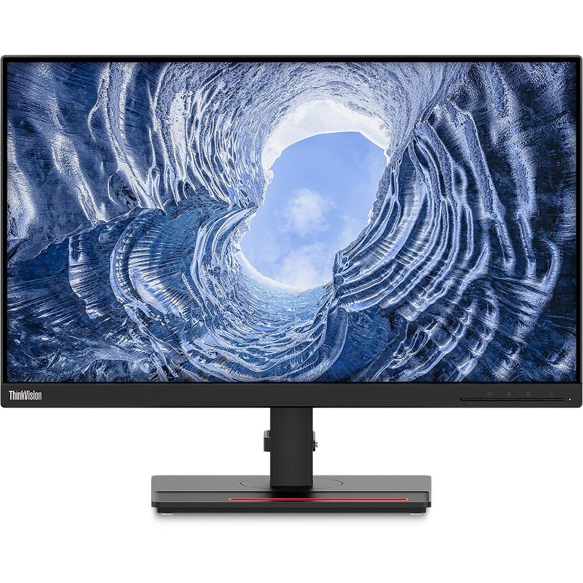 Lenovo ThinkVision T24i-2L 23.8 Inch FHD 1080p 60Hz IPS LCD Monitor - Raven Black (Renewed) for Home Office, Gaming & Productivity